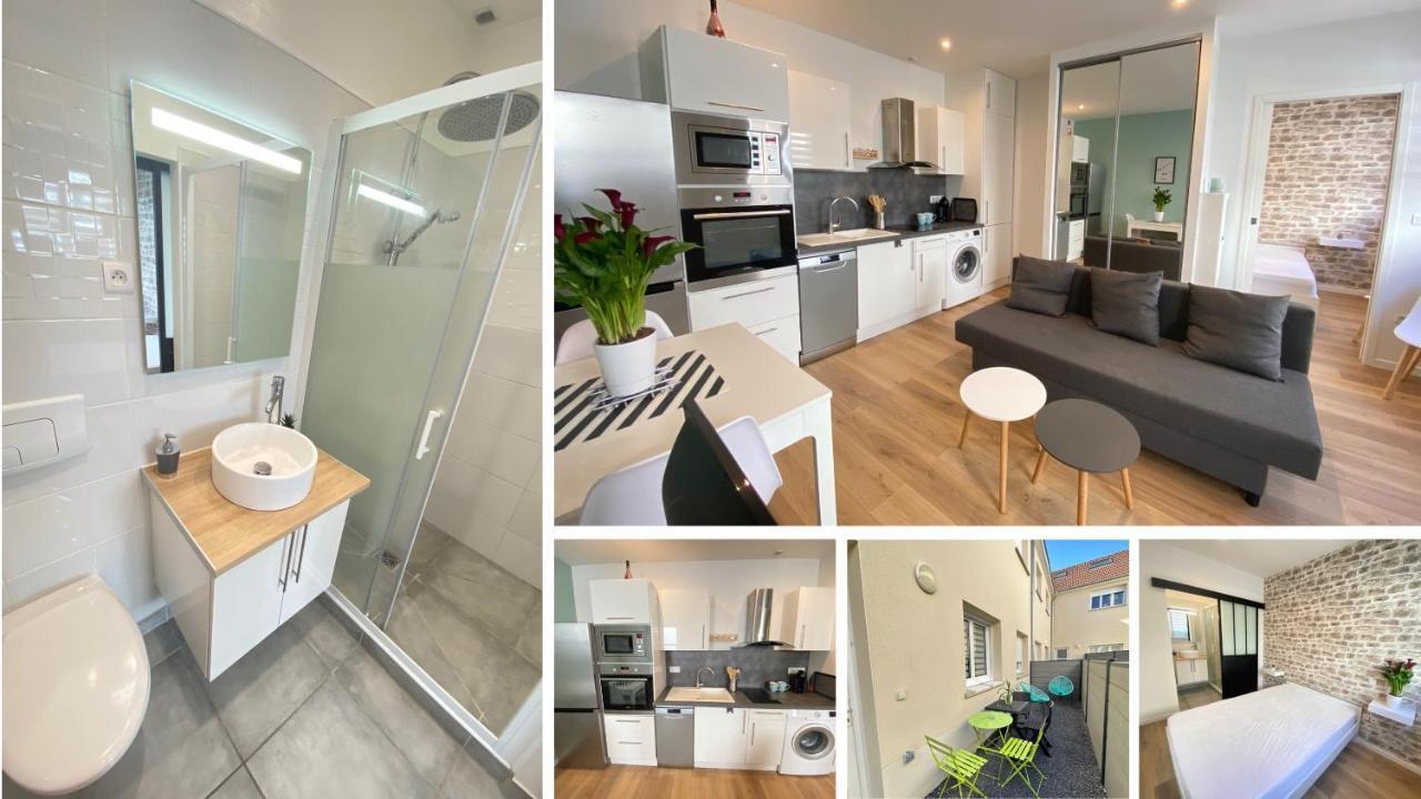 Apartament Le Remois - Parking - Cour Privative - Wifi Reims Zewnętrze zdjęcie